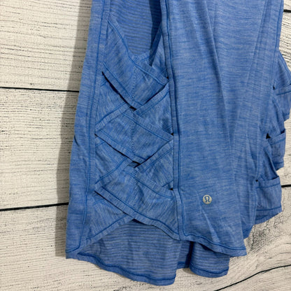Lululemon Var-City Muscle Tank Heathered Hero Blue