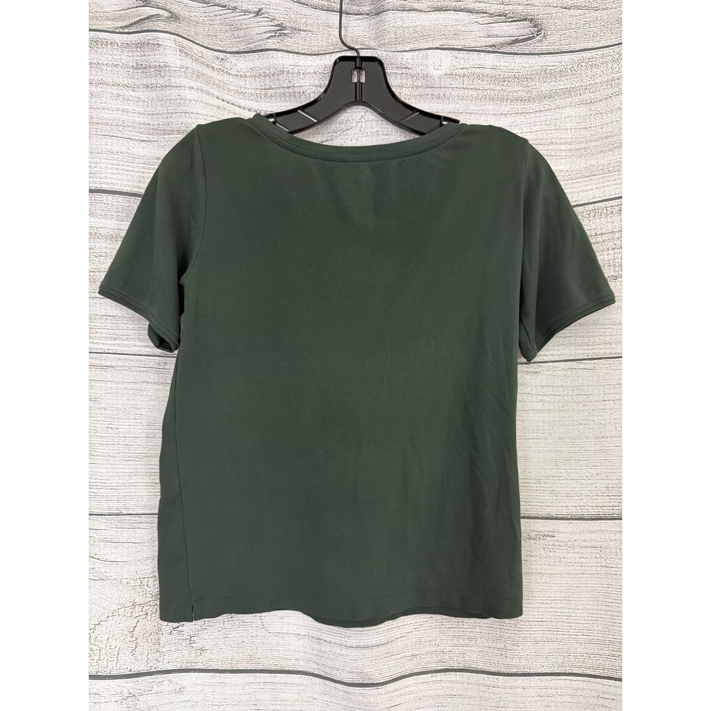 Eileen Fisher Dark Green Short Sleeve Silk Tshirt Size XXS