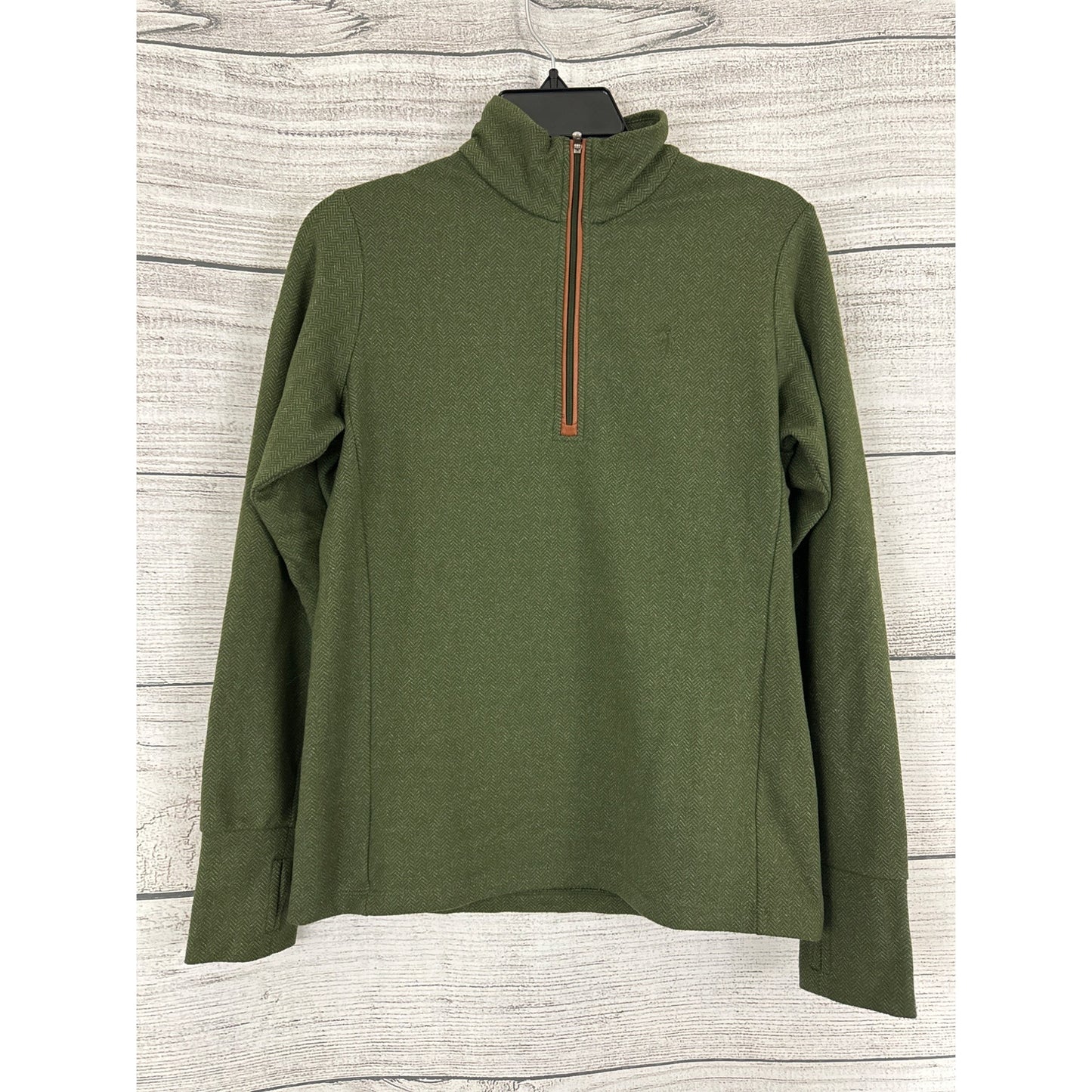 Polo Golf Green Half-Zip Pullover Top Size S