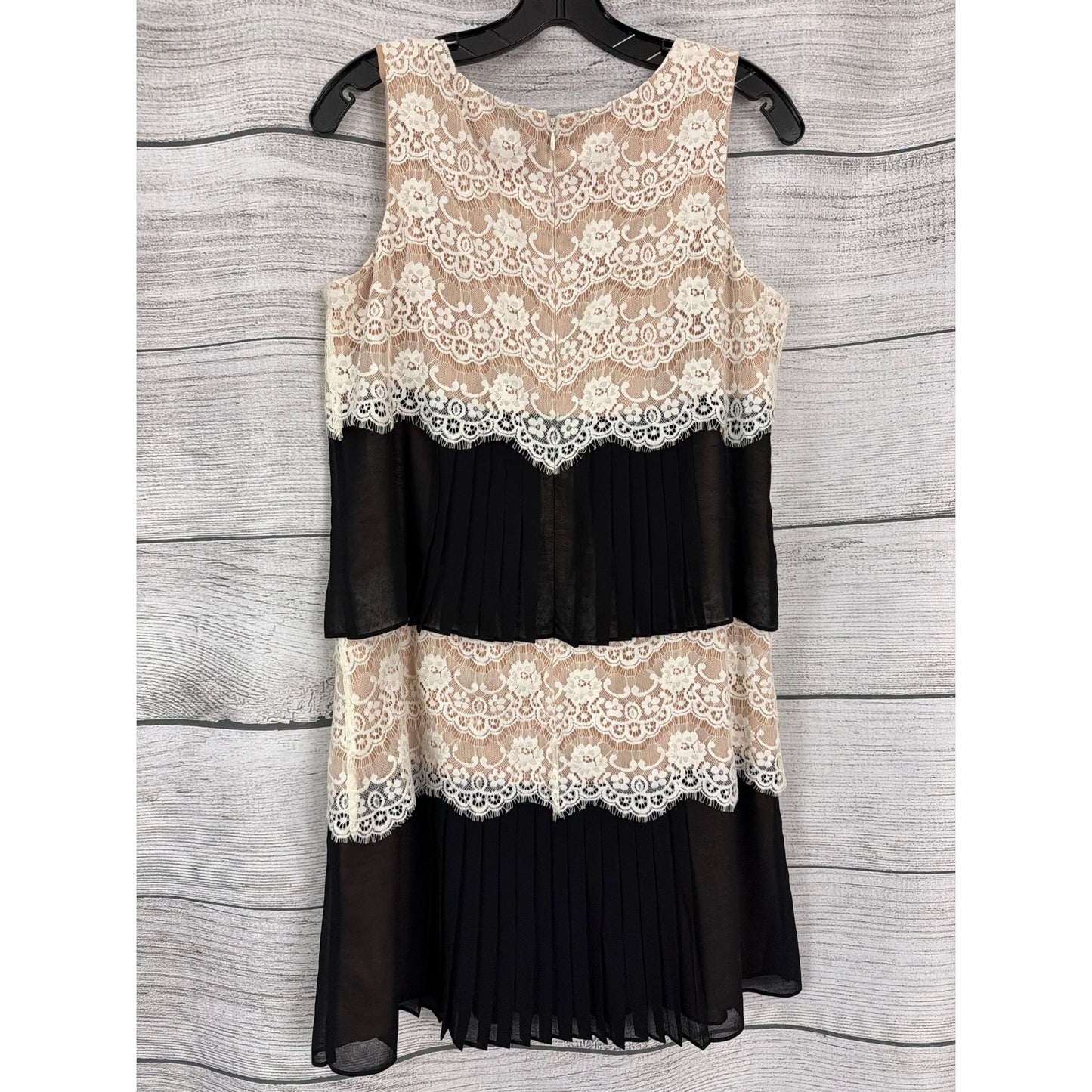 Jessica Simpson Lace & Pleated Sleeveless Dress Size 10