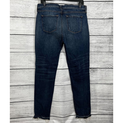 J Brand Distressed Skinny Jeans Dark Wash, Size 30