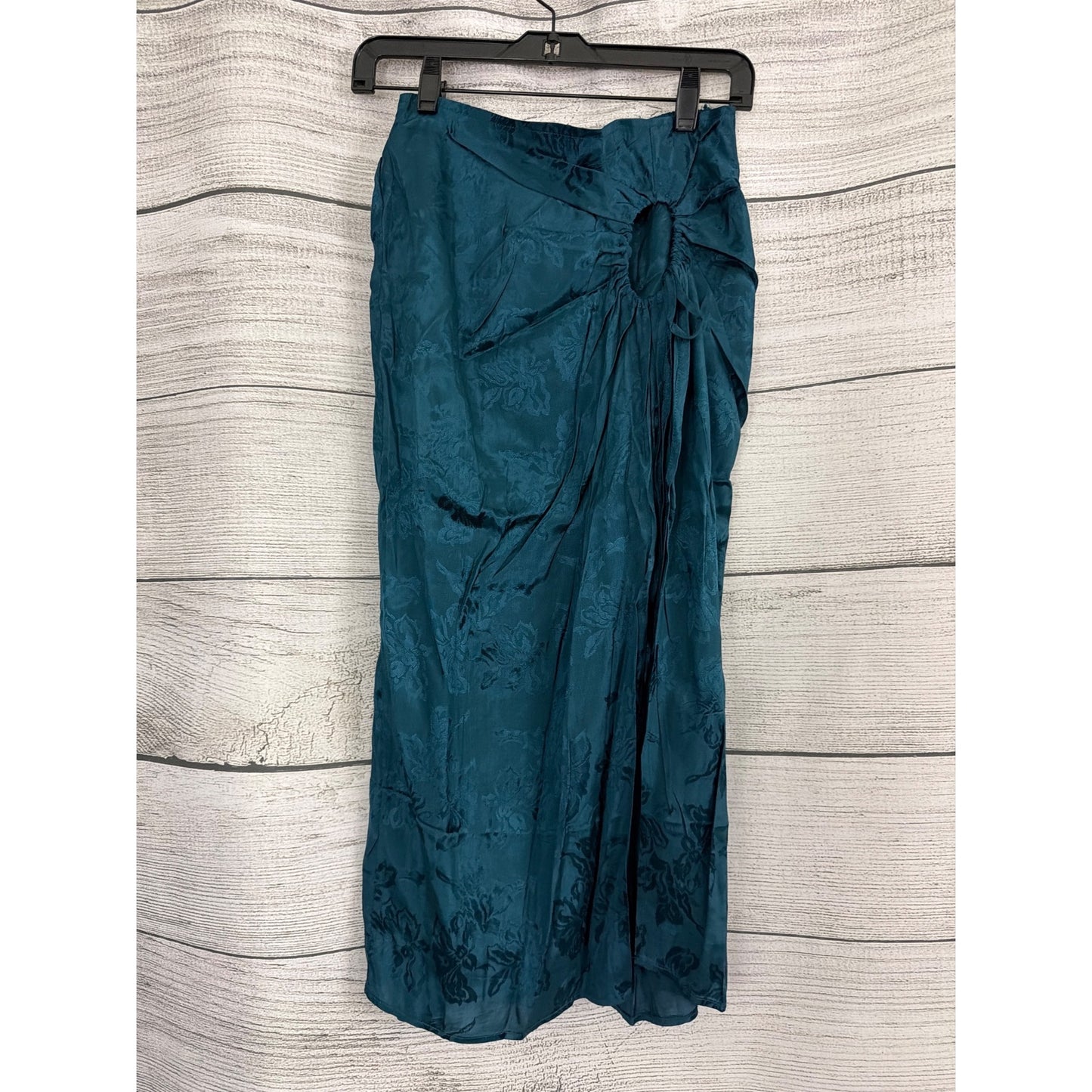 NWT Band of the Free Celene Deep Teal Layered Midi Skirt Size S