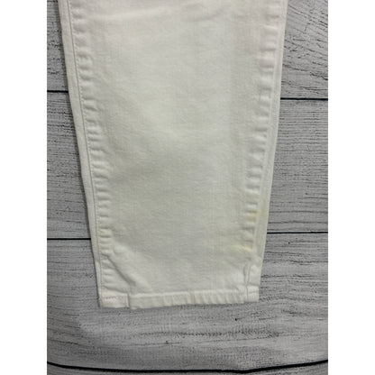 NYDJ White Straight-Leg Jeans Size 10