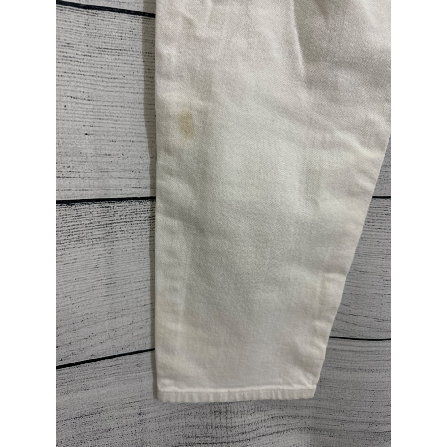 NYDJ White Straight-Leg Jeans Size 10