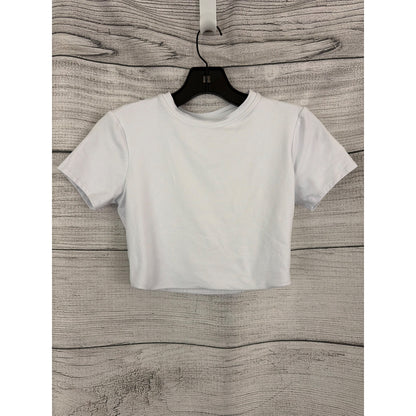 Alo Yoga Cropped Backspin Short Sleeve Size XS