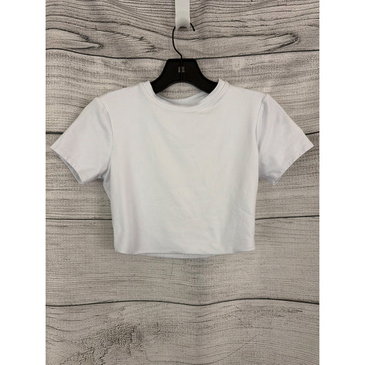 Alo Yoga Cropped Backspin Short Sleeve Size XS