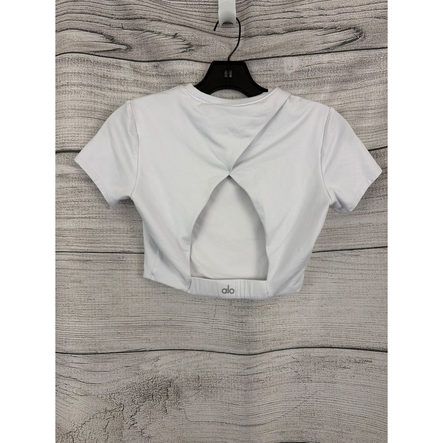 Alo Yoga Cropped Backspin Short Sleeve Size XS