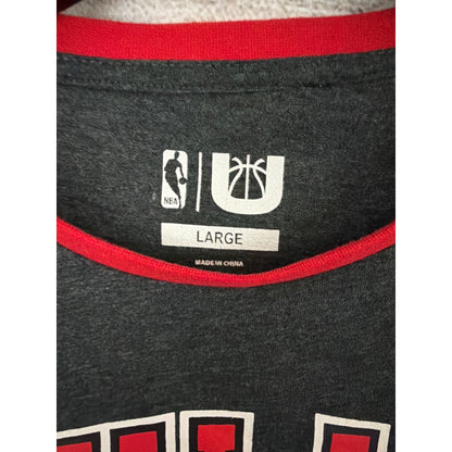 NBA Chicago Bulls Raglan 3/4 Sleeve Graphic Tee Size L