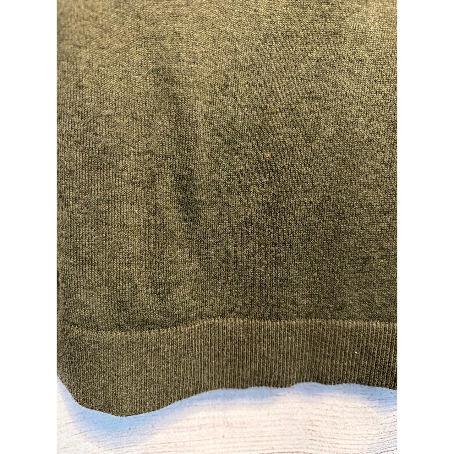 The Line Olive Green Cotton/Silk Sweater Size S