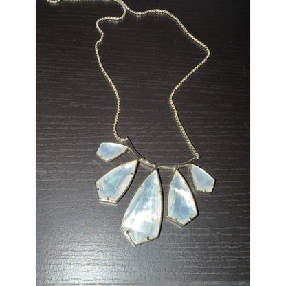 Kendra Scott Rhyan Bib Mother of Pearl Necklace