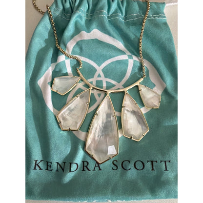 Kendra Scott Rhyan Bib Mother of Pearl Necklace