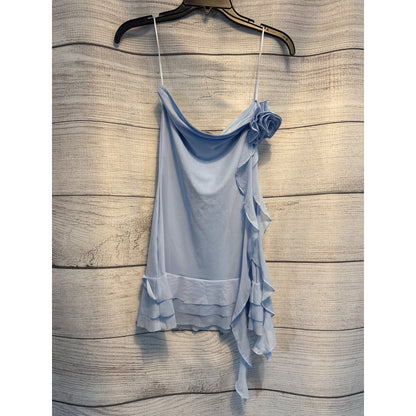 NWT Edikted Thalia Flower Pin Ruffle Mini Dress Size S