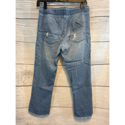 Cloth and Stone Distressed Light Wash Denim Jogger Pants