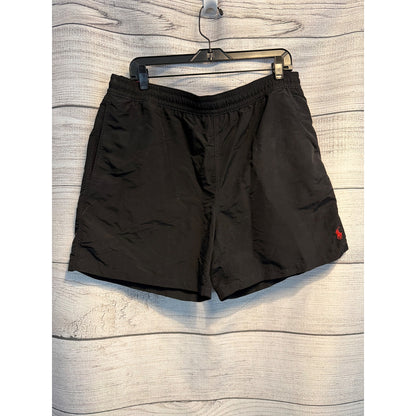 Polo Ralph Lauren Mens Black Swim Trunks W/ Mesh Liner Size XL