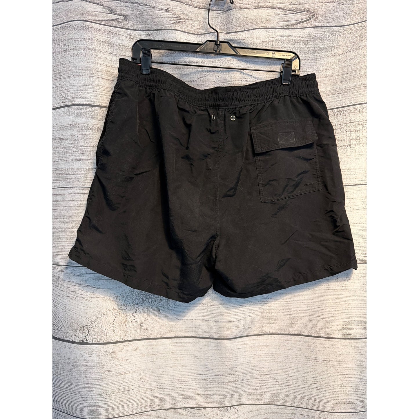Polo Ralph Lauren Mens Black Swim Trunks W/ Mesh Liner Size XL