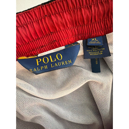 Polo Ralph Lauren Mens Black Swim Trunks W/ Mesh Liner Size XL