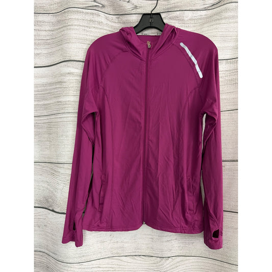 Bloq-UV Magenta Full-Zip Hoodie Jacket Size L