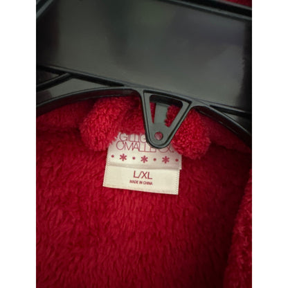 Gilligan & O'Malley Red Plush Robe Size L/XL