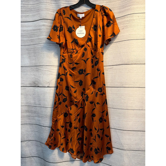 NWT Lost+Wander Sepia Dahlia Midi Dress Size S