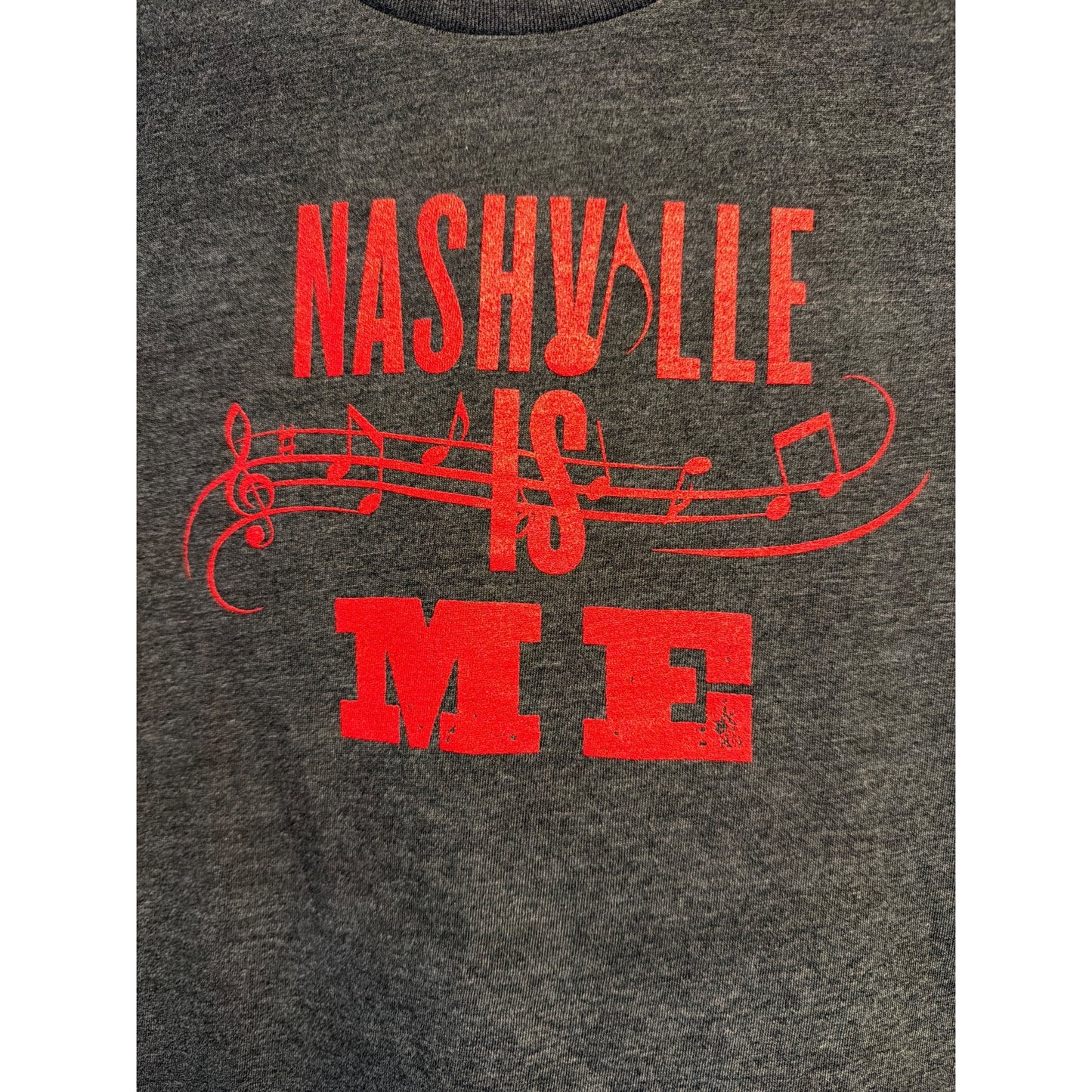 NWOT Bella+Canvas Mens Nashville Is Me Graphic Tee Size L