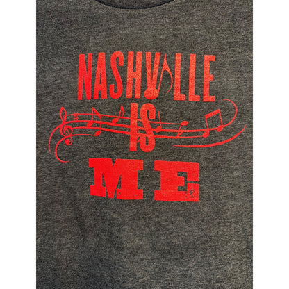 NWOT Bella+Canvas Mens Nashville Is Me Graphic Tee Size L