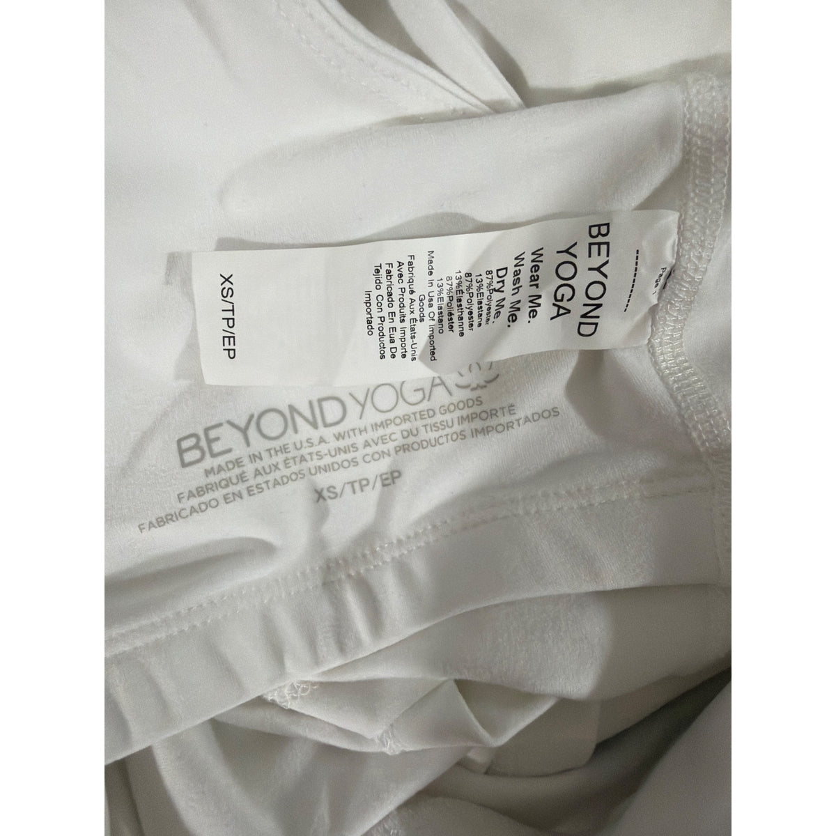 Beyond Yoga V-Neck Cropped Tank Top Size XS