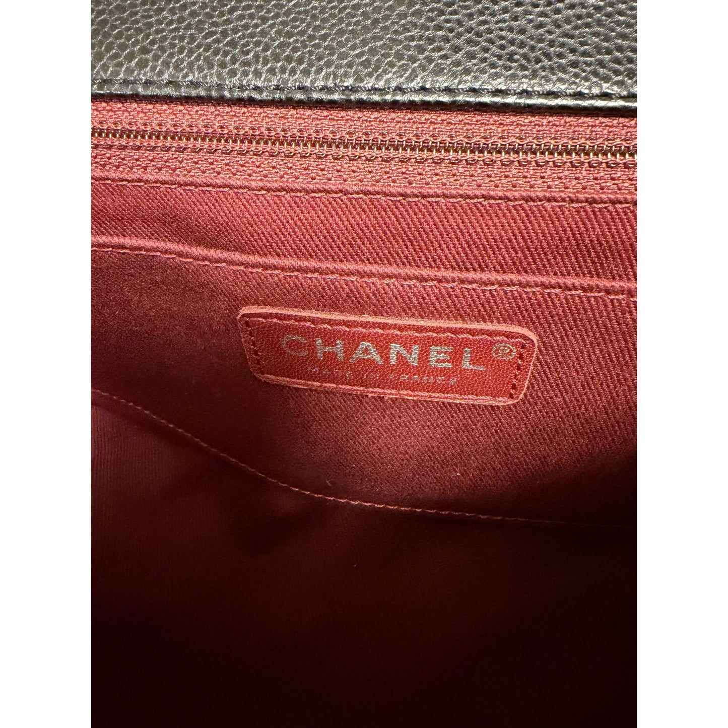 Chanel Black Timeless Caviar CC Flap Bag w/ Silver Hardware