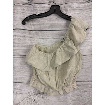 American Eagle Off-Shoulder Ruffle Top Size S