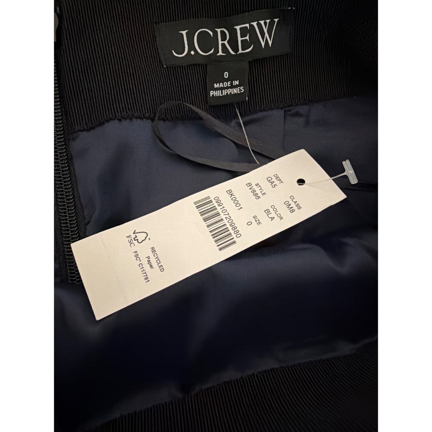 NWT J.Crew Green Velvet Mini Skirt Size 0