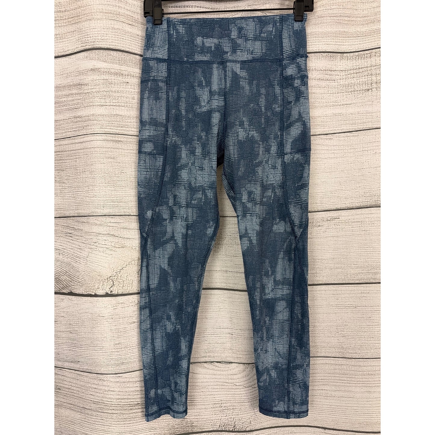 Gottex Blue Patterned Sophia Leggings W Pockets Size M