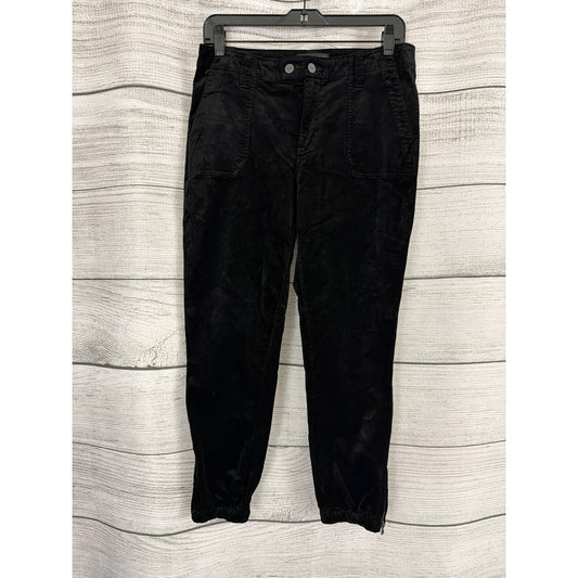 Paige Mayslie Mid Rise Lustrous Velvet Jogger Size 28