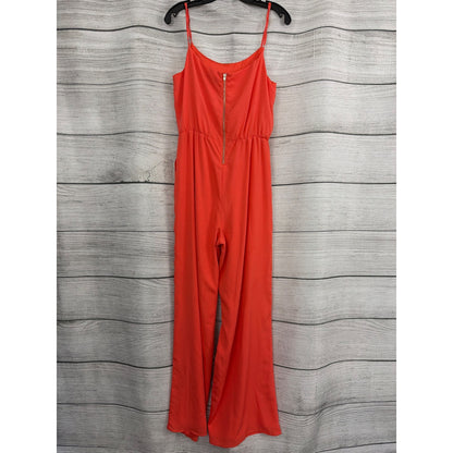 Tahari Arthur S. Levine Coral Sleeveless Wide-Leg Jumpsuit