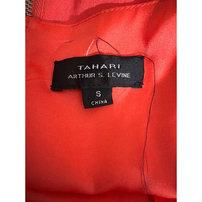 Tahari Arthur S. Levine Coral Sleeveless Wide-Leg Jumpsuit