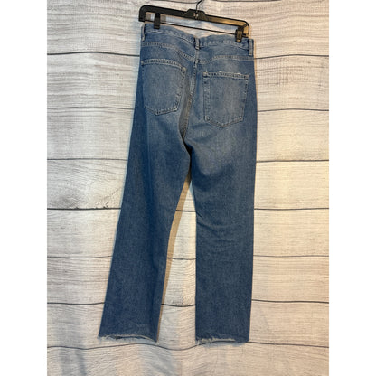 DL1961 Emilie Straight Ultra High Rise Vintage Jeans With Distressed Detail Size 27