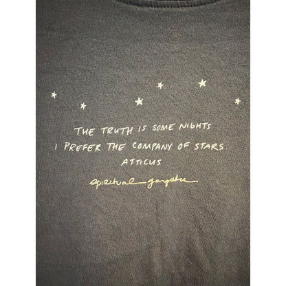 Spiritual Gangster x Atticus Poetic Quote Star Graphic Tee Size S