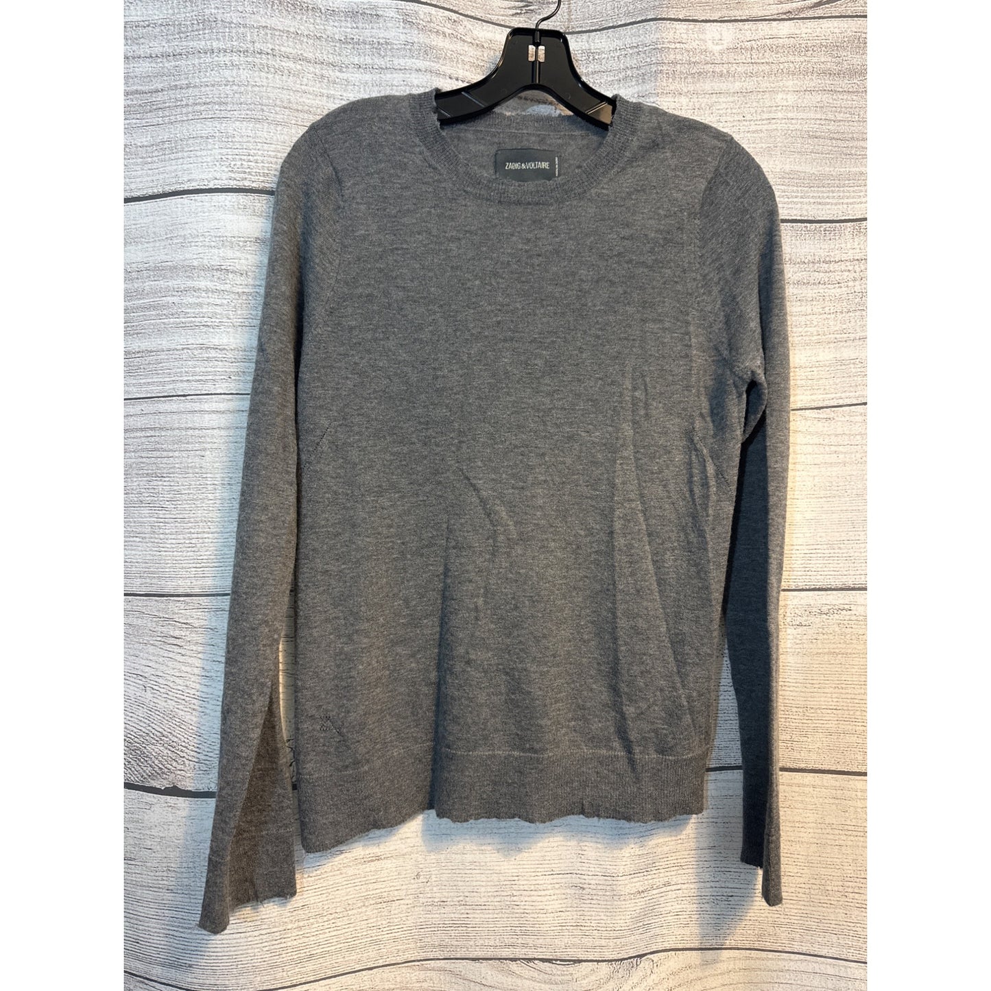 Zadig & Voltaire Gray Cashmere Sweater M