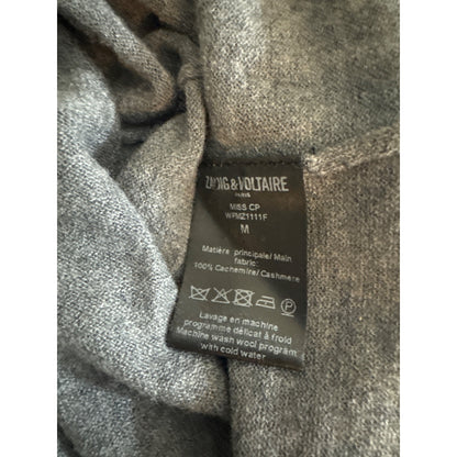 Zadig & Voltaire Gray Cashmere Sweater M