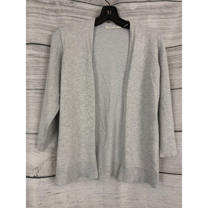 Cyrus Lightweight Open-Front Cardigan Sweater Size S