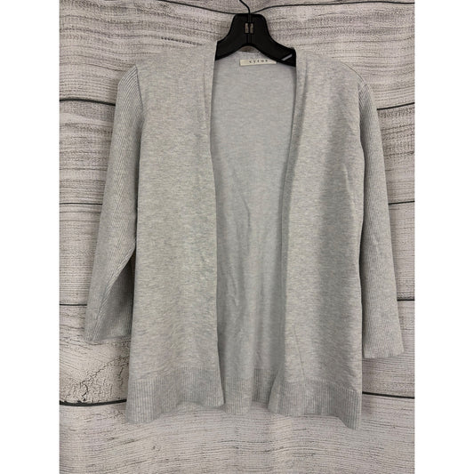 Cyrus Lightweight Open-Front Cardigan Sweater Size S