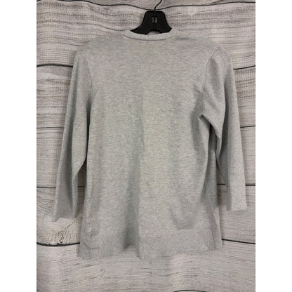 Cyrus Lightweight Open-Front Cardigan Sweater Size S