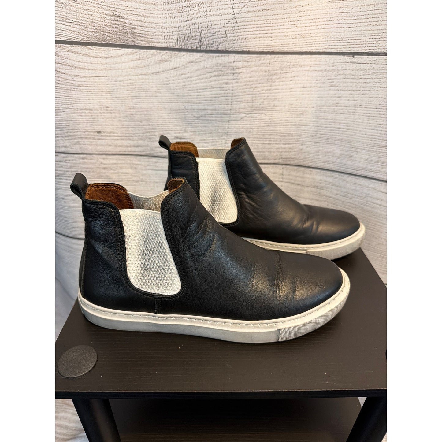 Bueno Rant Leather Chelsea Boots Size 39
