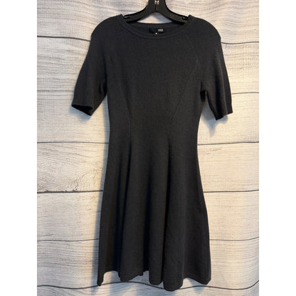 NWT Aqua Cashmere Black Short-Sleeve Dress Size S