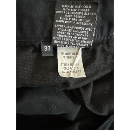 Men's Hudson Blake Slim Straight Black Denim Shorts Size 33