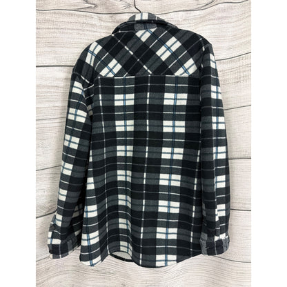 Mens Freedom Foundry Dry Goods Co. Sherpa-Lined Fleece Shacket Size L