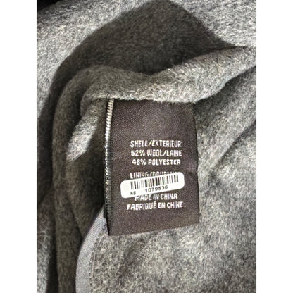 Badgley Mischka Chloe Double-Faced Wool Wrap Coat Size S