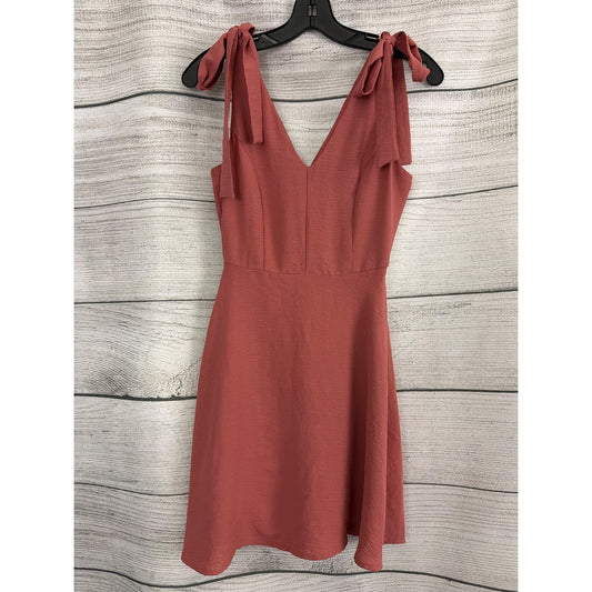 Altar'd State Dusty Rose Shoulder Tie Dress Size XS