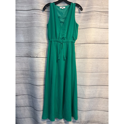 Jack By BB Dakota Sleeveless Green Elastic Waist Dress Size S