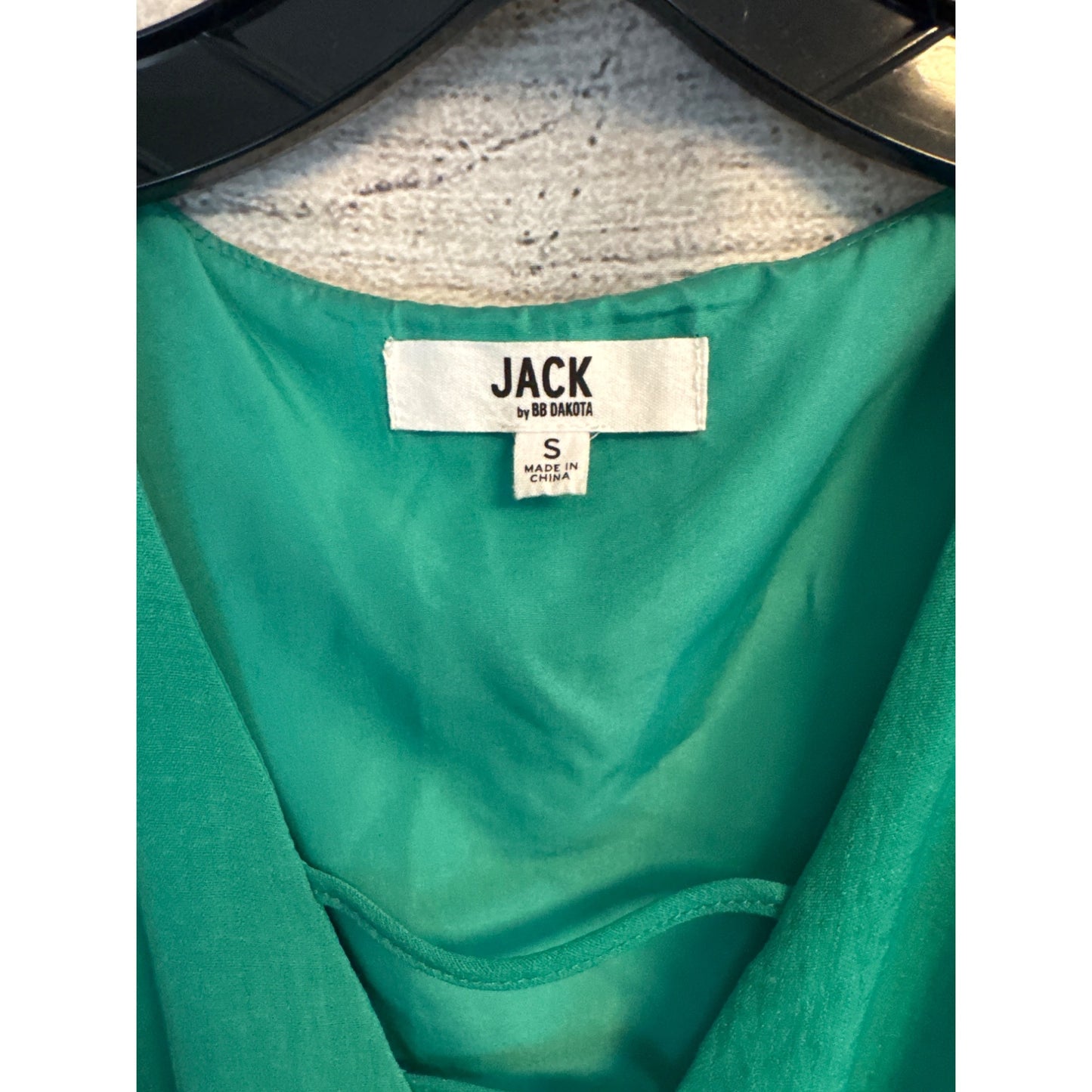 Jack By BB Dakota Sleeveless Green Elastic Waist Dress Size S