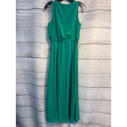 Jack By BB Dakota Sleeveless Green Elastic Waist Dress Size S