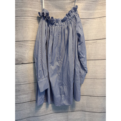 NWT The Femm Blue and White Striped Annette Dress Size XS